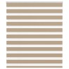 Store zèbre marron sable largeur du tissu 130,9 cm polyester 