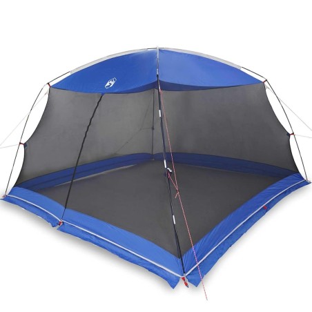 Tente anti-moustiques pour le camping, porte bleue, 5 personnes, imperméable 
