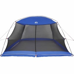 Tente anti-moustiques pour le camping, porte bleue, 5 personnes, imperméable 