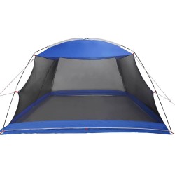 Tente anti-moustiques pour le camping, porte bleue, 5 personnes, imperméable 