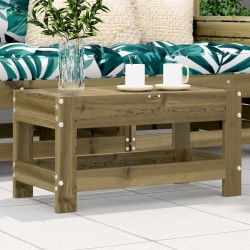 Repose-pied de jardin 62x30x32 cm bois de pin imprégné 