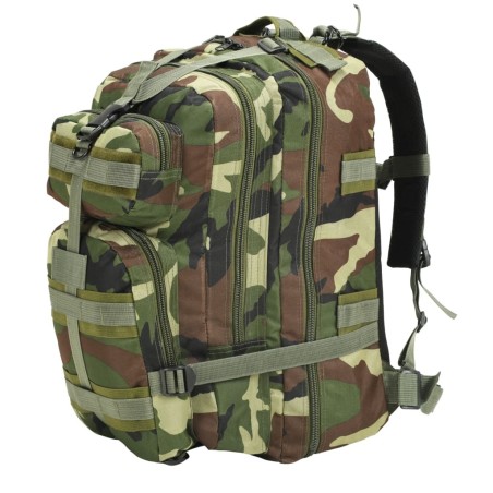 Sac à dos en style d'armée 50 L Camouflage 