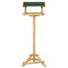 Mangeoire à oiseaux et support 37x28x100cm Bois de sapin massif 