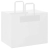 Sacs en papier 250 pcs avec poignées blanc 32x22x24 cm 