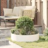 Pot en métal blanc Blanc Métal Moyen Durable 