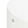 Pot en métal blanc Blanc Métal Moyen Durable 