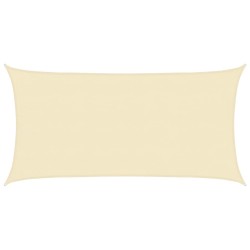 Voile d'ombrage 160 g/m² Crème 4x7 m PEHD 