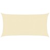 Voile d'ombrage 160 g/m² Crème 4x7 m PEHD 