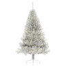 Sapin de Noël artificiel Argent 180 cm Acier 