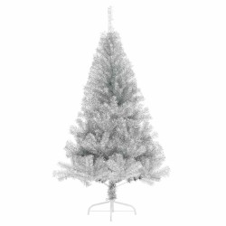 Sapin de Noël artificiel Argent 180 cm Acier 