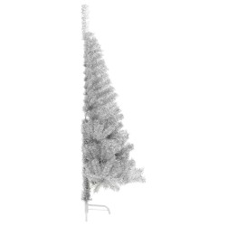 Sapin de Noël artificiel Argent 180 cm Acier 