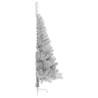 Sapin de Noël artificiel Argent 180 cm Acier 