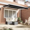 Tissu de remplacement pour store pour cadre 3.5x2 m - Noir 