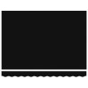 Tissu de remplacement pour store pour cadre 3.5x2 m - Noir 