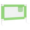 Barrière de sécurité de lit enfant Vert 90x25 cm Tissu 