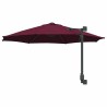 Parasol mural Bordeaux 250 cm 