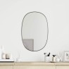 Miroir mural Noir 50x35 cm 
