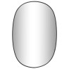 Miroir mural Noir 50x35 cm 