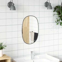 Miroir mural Noir 50x35 cm 
