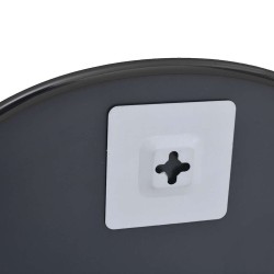 Miroir mural Noir 50x35 cm 