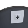 Miroir mural Noir 50x35 cm 