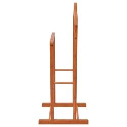 Supports à vêtements 2 pcs Marron 46 x 40 x 95 cm Bambou 