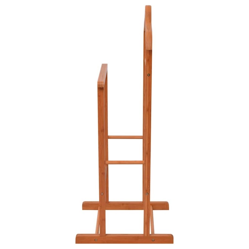 Supports à vêtements 2 pcs Marron 46 x 40 x 95 cm Bambou 