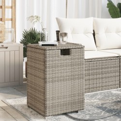 Table de couverture de bouteille de propane gris 40x40x60 cm 