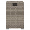 Table de couverture de bouteille de propane gris 40x40x60 cm 