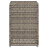 Table de couverture de bouteille de propane gris 40x40x60 cm 