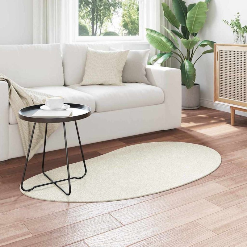 Tapis Crème 80 x 150 cm Polyester Tapis Crème 80 x 150 cm Polyester