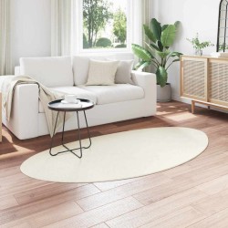 Tapis Crème 80 x 150 cm Polyester 