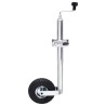 Roue jockey 48 mm avec 1 pince divisée et des cales de roue 