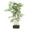 Bambou artificiel 730 feuilles 120 cm vert 