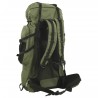 Sac à dos de randonnée vert armée 100 L tissu oxford 
