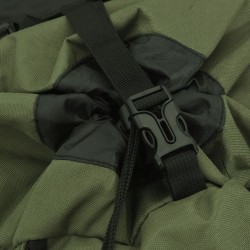 Sac à dos de randonnée vert armée 100 L tissu oxford 