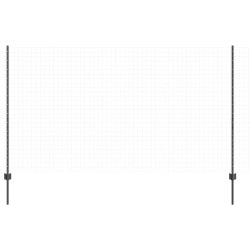Bâtons de clôture 20 pcs U-Channel Gris 180 cm Acier 