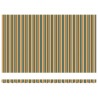 Tissu de remplacement de store pour cadre de 5x3.5 m vert et jaune 