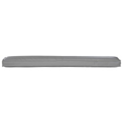 Coussins de palette pour banc 2 pcs Gris 200x40x8 cm en tissu Oxford 
