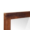 Miroir avec miroir Marron, argent 50 x 2.5 x 70 cm 