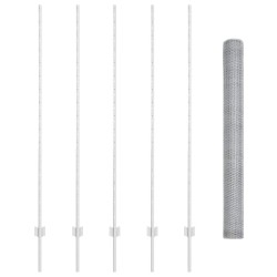 Poteaux de clôture 10 pcs U-Channel 160 cm en acier galvanisé 