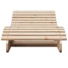 Chaise longue 205x60x31,5 cm bois massif de pin 