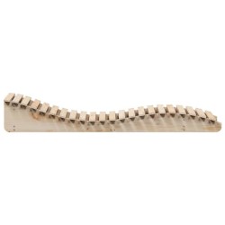 Chaise longue 205x60x31,5 cm bois massif de pin 