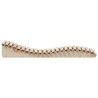 Chaise longue 205x60x31,5 cm bois massif de pin 