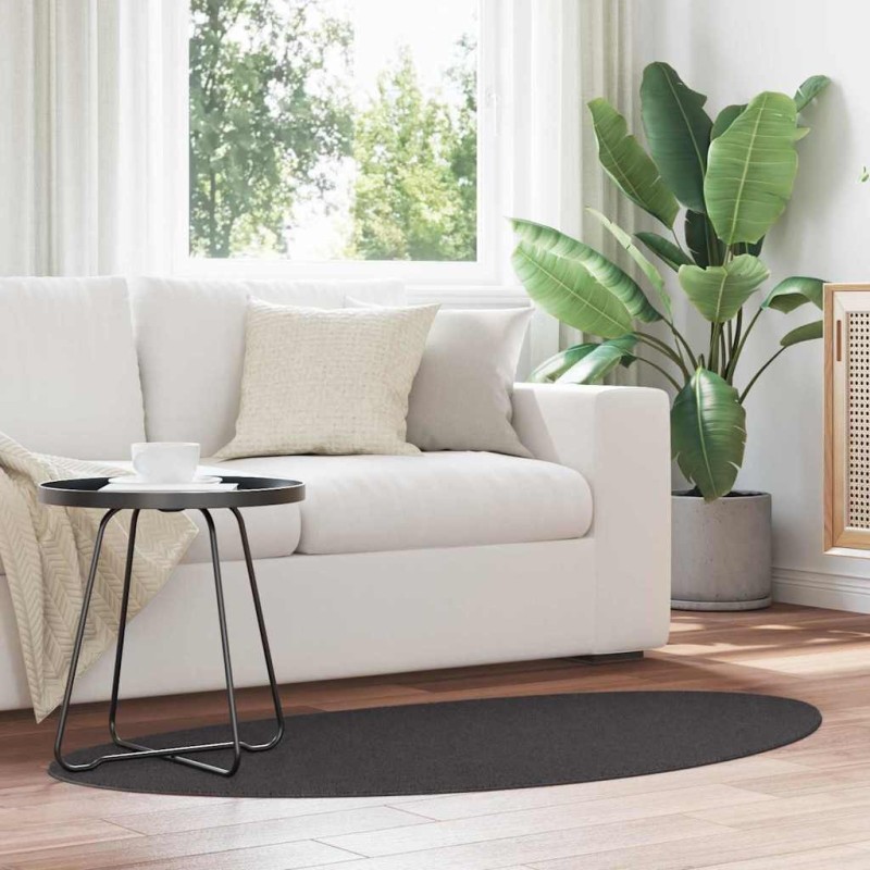 Tapis Anthracite 80 x 150 cm Polyester Tapis Anthracite 80 x 150 cm Polyester