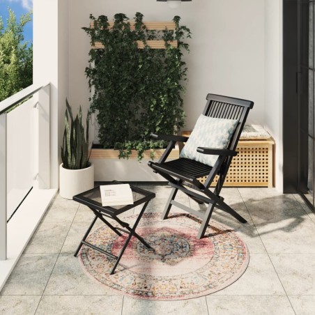 Tapis ARBIZU intérieur extérieur design vintage Ø 120 cm 
