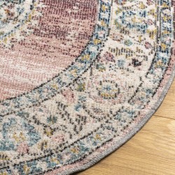Tapis ARBIZU intérieur extérieur design vintage Ø 120 cm 