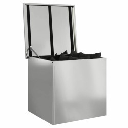 Coffre de rangement - 55x50,5x50 cm en acier galvanisé 