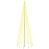 Sapin de Noël avec piquet 732 LED blanc chaud 500 cm 