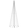 Sapin de Noël avec piquet 732 LED blanc chaud 500 cm 